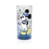 Disney Sklenený pohár Mickey a Minnie New York modrý 270ml