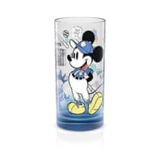 Invictus 1928 Disney Sklenený pohár Mickey a Minnie New York modrý 270ml
