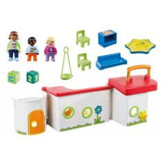 Playmobil Škôlka prenosný kufrík , Materská škôlka, 15 dielikov