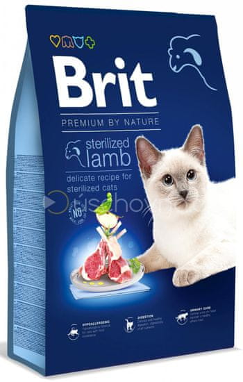 Brit by Nature Cat. Sterilized Lamb, 8 kg