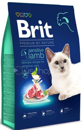 Brit by Nature Cat. Sensitive Lamb, 8 kg