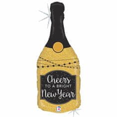 Grabo Fóliový balón Šampanské Cheers to New Year 91cm