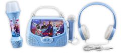 Disney Set Frozen II - slúchadlá, svietidlo, karaoke box