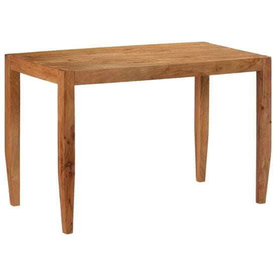 Vidaxl Jedálenský stôl hnedý 120x60x78 cm akáciový masív