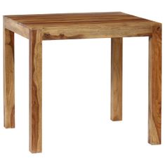 Vidaxl Jedálenský stôl, drevený masív sheesham 82x80x76 cm