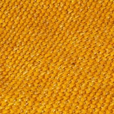 Vidaxl Deka, lurex 220x250 cm, horčicovo žltá