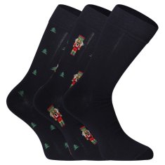 Cornette 3PACK ponožky čierne (A48) - veľkosť L