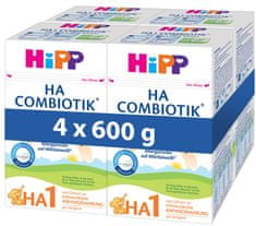 HiPP Počiatočná mliečna dojčka. výživa HA 1 Combiotik 4 x 600g