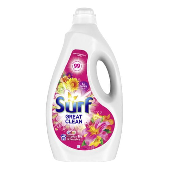 Surf Prací Gél Tropical Lily 4 l (80 praní)