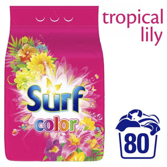 Surf Color prášok tropical 80 pracích dávok