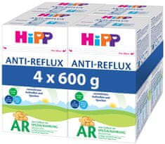 HiPP Špeciálna dojčenská výživa BIO Anti-Reflux 4 x 600 g