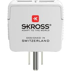 Skross Cestovný adaptér USA 2x USB na použitie v Spojených štátoch