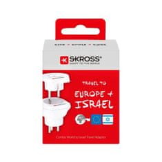 Skross Cestovný adaptér Israel Combo na použitie v Izraeli