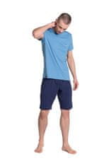 Henderson Pánske pyžamo 38881 Duty blue + Nadkolienky Gatta Calzino Strech, svetlo modrá, L