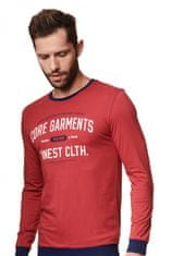 Henderson Pánske pyžamo 39254 Agent red + Nadkolienky Gatta Calzino Strech, červená, XL
