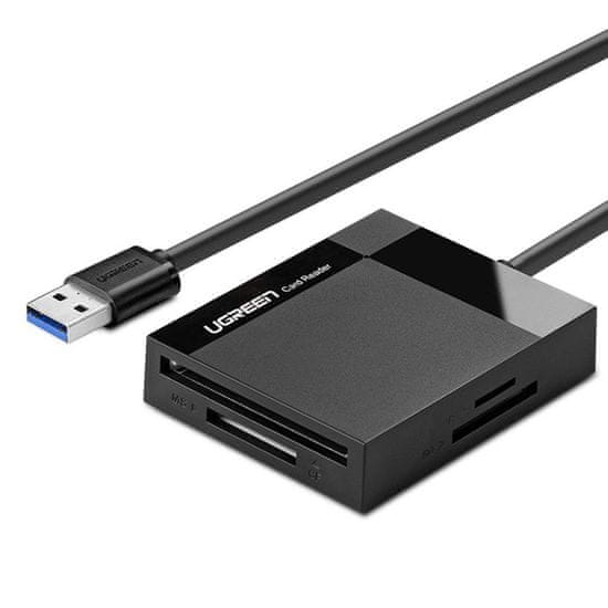 Ugreen CR125 čítačka kariet USB 3.0 1m, čierna