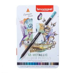 Bruynzeel Bruynzeel pastelové farbičky v kovovom obale 12ks