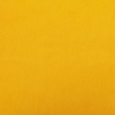 Vidaxl Relaxačné kreslo horčicovo-žlté zamat a PVC
