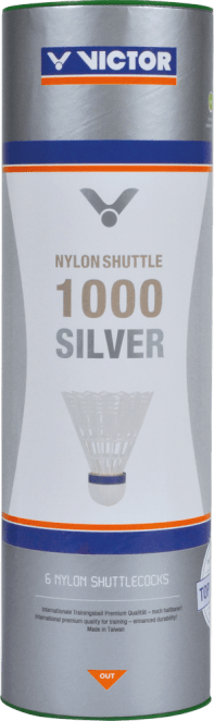Victor Nylon Shuttle 1000 žltá/zelená 6 ks