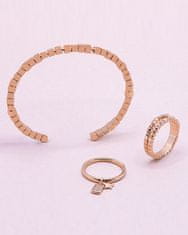 Rosato Originálne bronzový prsteň so zirkónmi cubic RZA014 (Obvod 52 mm)