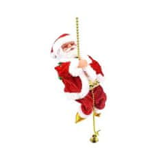 Netscroll Santa ktorý prehráva hudbu a šplhá sa po lane, darčeky, vianočné darčeky, vianočné výrobky, SantaStar