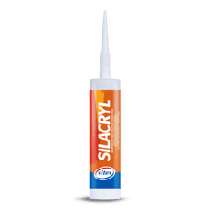 Vitex Silacryl - biely pružný tmel pre vyplnenie špár, trhlín 280ml