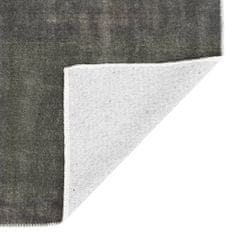 Vidaxl Koberec skladací a prateľný sivohnedý 140x200 cm polyester