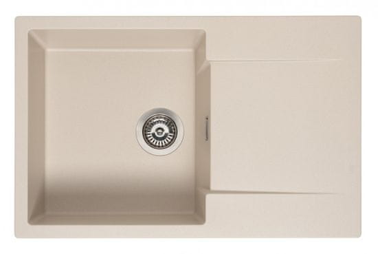 Reginox Granitový dřez s odkapem Mini Amsterdam 760.0 Barvy: bílá, černá, šedá, béžová