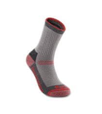 Naturehike športové merino ponožky L vel. 40-43 - šedočervené
