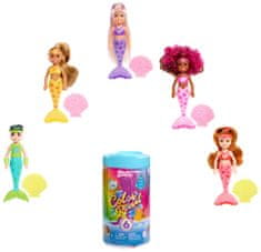 Mattel Barbie Color Reveal Chelsea dúhová morská panna
