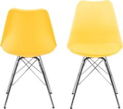 Aga Jedálenská stolička MR2040 Žltá