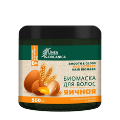Vilsen LINEA ORGANICA Vaječná maska na vlasy "Hĺbková výživa a lesk zdravých vlasov" 500ml