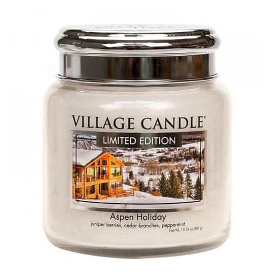 Village Candle Obec Candle - vonná sviečka Aspen Holiday (Dovolenka v Aspene) 454g