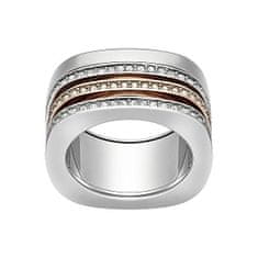Swarovski Štýlový bicolor prsteň s kryštálmi Vio 5152856 (Obvod 54 mm)