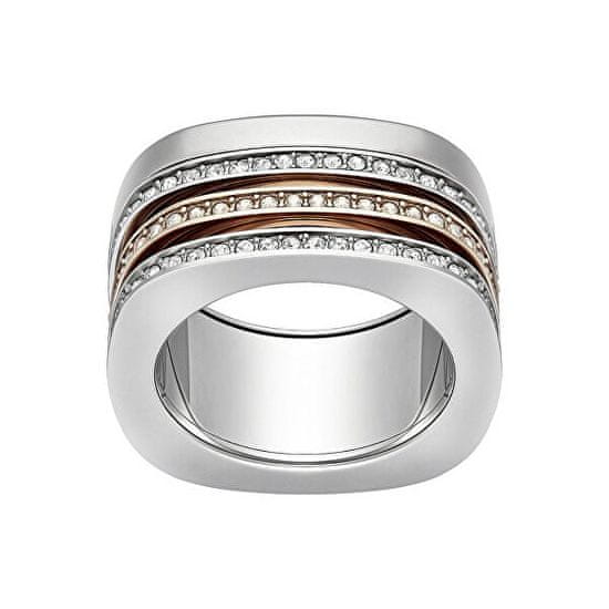 Swarovski Štýlový bicolor prsteň s kryštálmi Vio 5152856