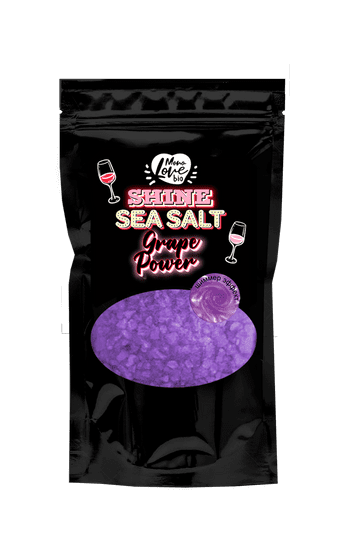 Monolove MONOLOVE - Trblietavá "Grape Power" soľ do kúpeľa