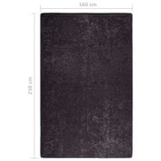 Vidaxl Prateľný koberec 160x230 cm antracitový protišmykový