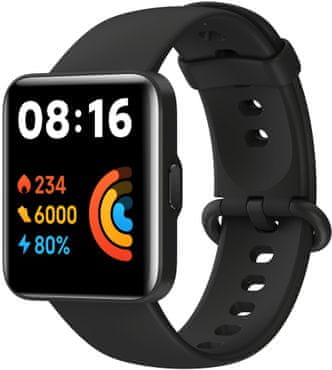 Inteligentné hodinky Xiaomi Redmi Watch 2 Lite GL, farebný TFT LCD displej, dlhá výdrž, multišport, GPS, Glonass, Galileo, BDS, SpO2, spánok, tepová frekvencia, srdcové zóny vyspelá GPS SpO2 vodotesné inteligentné hodinky 5ATM 100+ športových režimov Bluetooth 5.0 notifikácia z telefónu