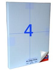BlueBird print Samolepiace etikety A4 (4ks na hárku) 100 listov