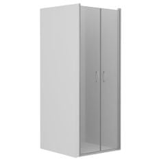 Vidaxl Sprchové dvere priehľadné ESG 85x185 cm