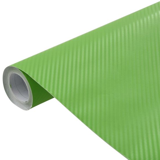 Vidaxl Fólia na automobily matná 3D zelená 200x152 cm