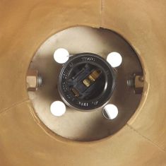 Vidaxl Industriálna nástenná lampa mosadzná 90x25 cm E27