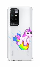 TopQ Kryt Xiaomi Redmi 10 silikón Flying Unicorn 66560