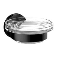 EMCO Emco Round - Držiak na mydlo, montáž pomocou lepenia alebo vŕtania, čierna 433013300