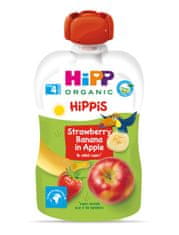HiPP BIO 100% ovocie Jablko-Banán-Jahoda 6 x 100 g