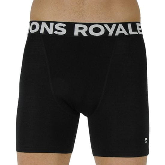 Mons Royale Pánske boxerky merino čierne (100088-1169-001)