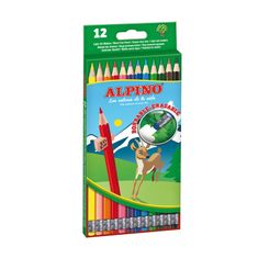 Alpino Krabica 12 mazacích farebných ceruziek