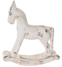 Shishi Drevený hojdací kôň biely 20 cm