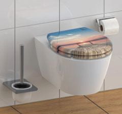 Schütte WC sedátko SUNSET SKY | Duroplast, Soft Close s automatickým klesáním a rychloupínáním