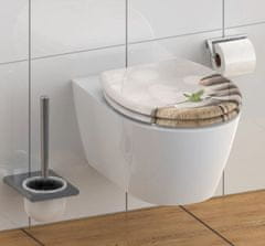Schütte WC sedátko STONE PYRAMID| Duroplast, Soft Close s automatickým klesáním a rychloupínáním
